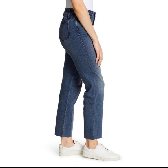 Sanctuary Social Standard High Rise Crop Straight Raw Hem Ankle Jeans Women's 14 - Picture 2 of 12